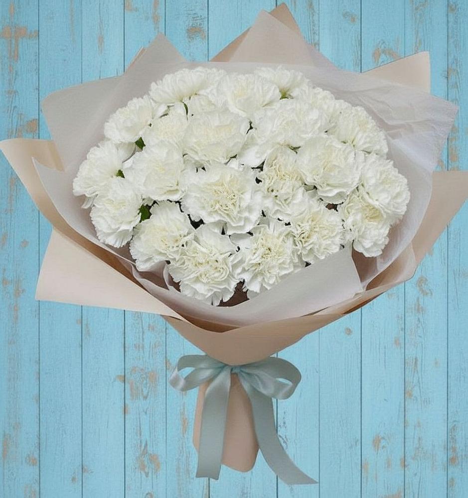 Букет цветов из: Гвоздики в Сынково