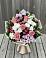 Букет цветов из: Альстромерии, Гвоздики, Розы и Хризантемы в Сынково