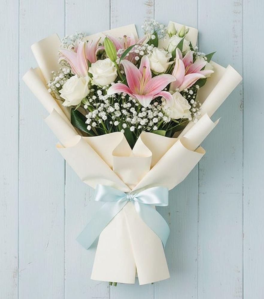 Букет цветов из: Лилии в Сынково