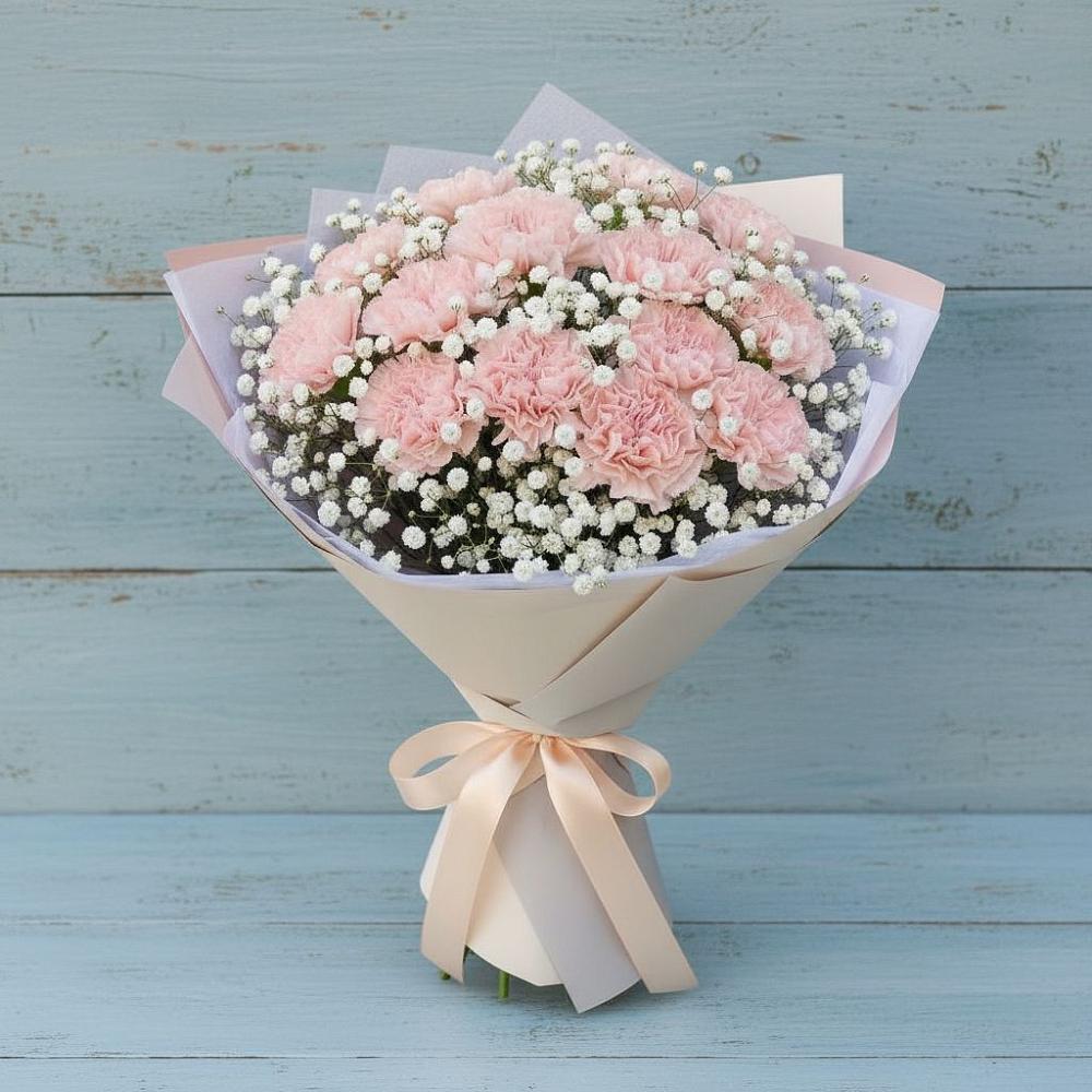 Букет цветов из: Гвоздики в Сынково