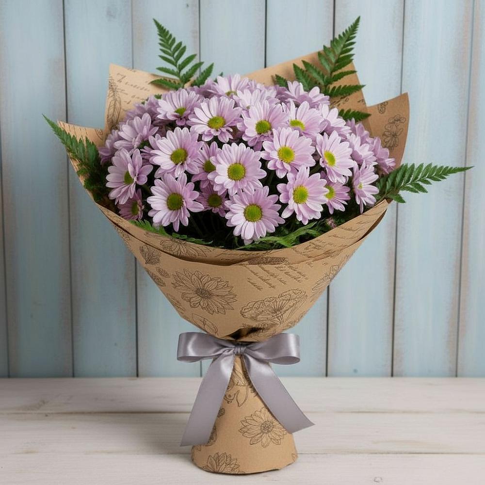 Букет цветов из: Хризантемы в Сынково
