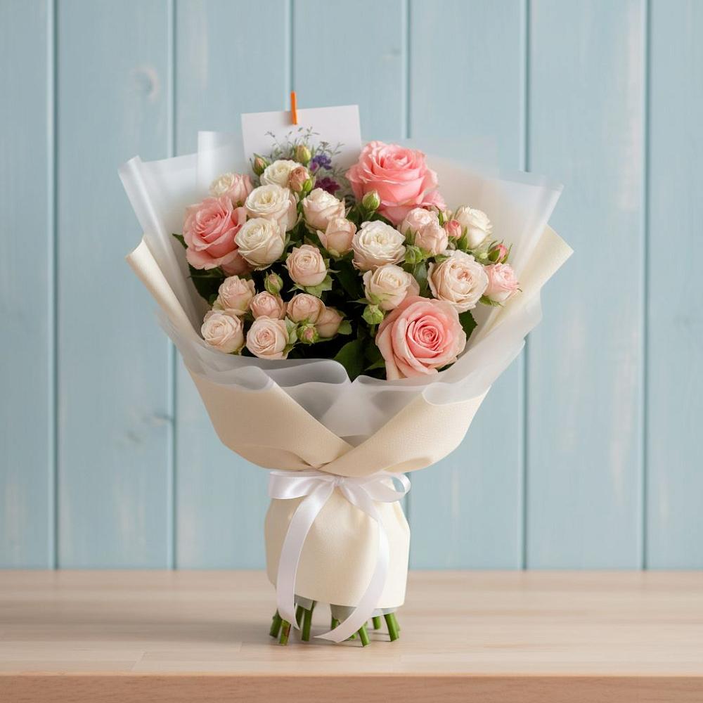 Букет цветов из: Розы в Сынково