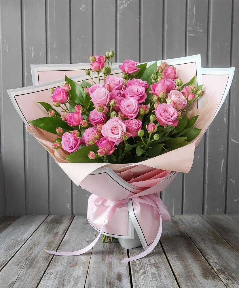 Букет Розовый кустик в Сынково