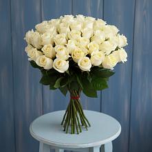 Букет 51 Белая роза Эдлесс Лав #REPLACE_PRED# Сынково