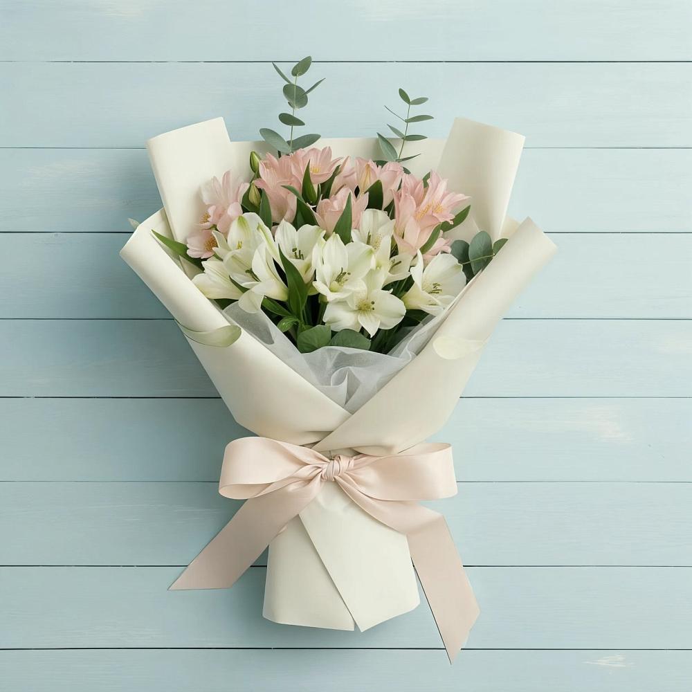 Букет цветов из: Альстромерии в Сынково