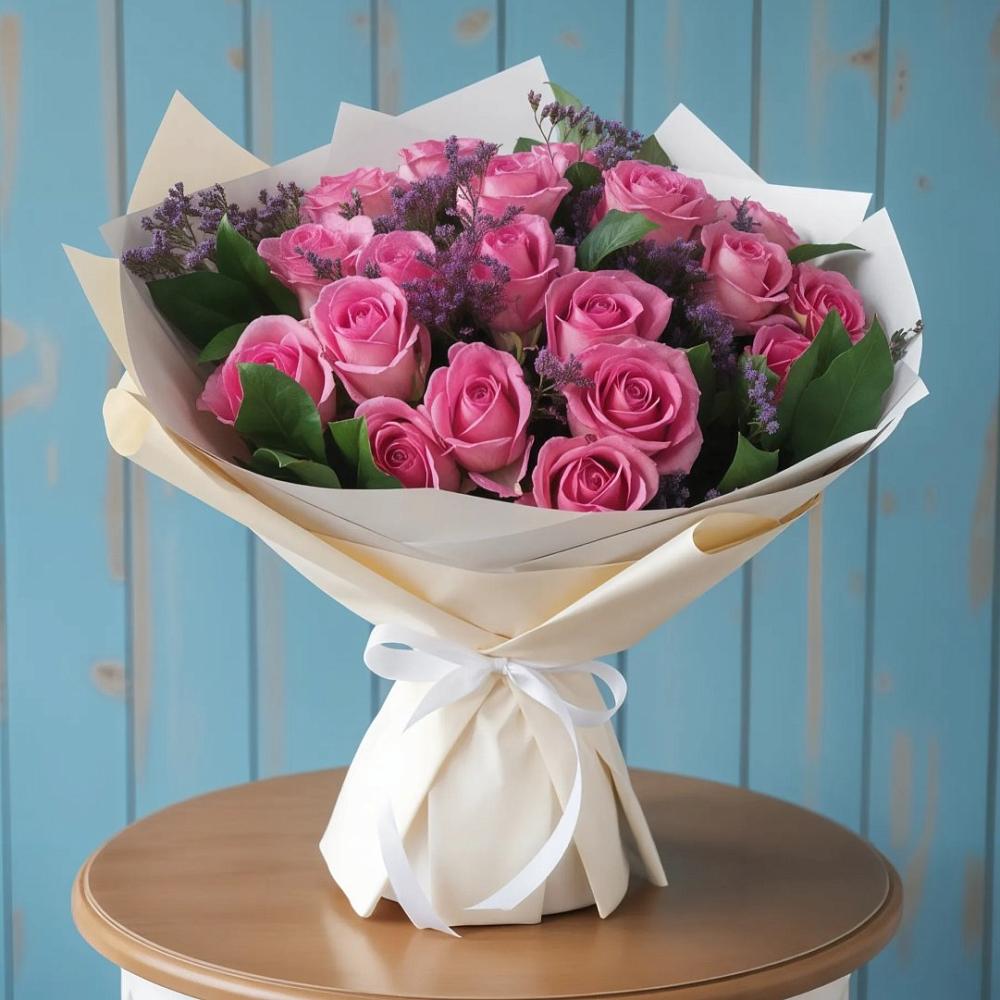 Букет цветов из: Розы в Сынково