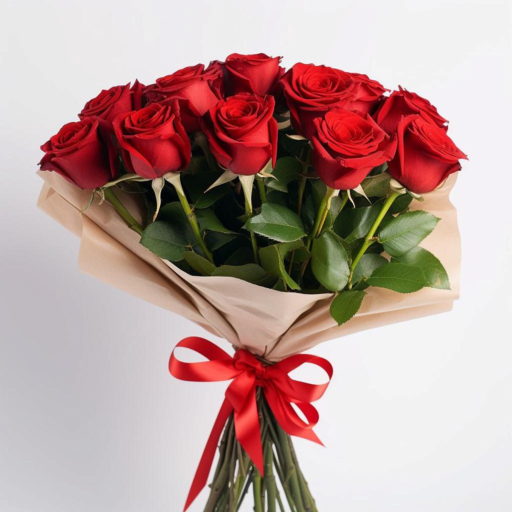Букет 11 Красных роз Эдлесс Лав в Сынково