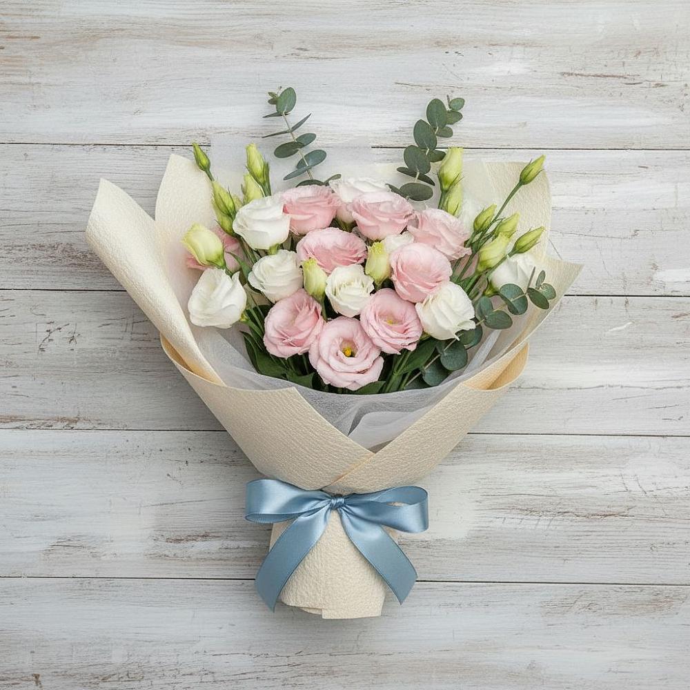 Букет цветов из: Лизиантусы в Сынково